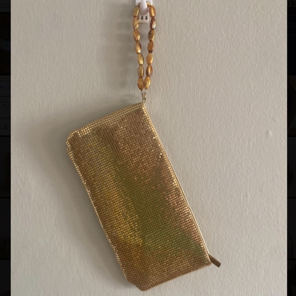 *Vintage* Gold Wristlet